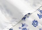 Early Spring French Retro Debutante Square Collar Lace Flying Sleeves Floral Print Slit Dress PullWind