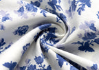 Early Spring French Retro Debutante Square Collar Lace Flying Sleeves Floral Print Slit Dress PullWind
