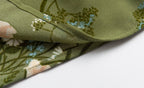 Summer French Minority Printed Lace up Cami Dress Beach Vacation Sexy Mid Length to PullWind