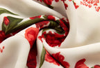 Summer French Tied Spaghetti Strap Short Dress High Grade Backless Red Floral Retro V neck Women Dress PullWind