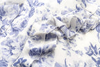 Spring Summer French Elegant Classical Printing Slip Dress Women Ruffled U Neck Maxi Dress PullWind