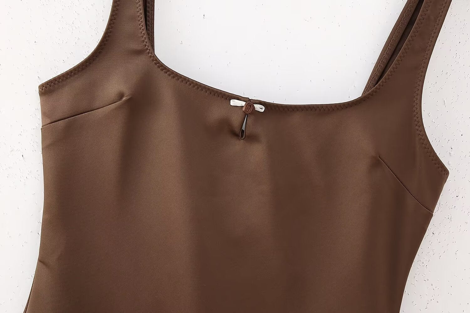 Winter Women Clothing Silk Satin Texture Underwear Dress Shell