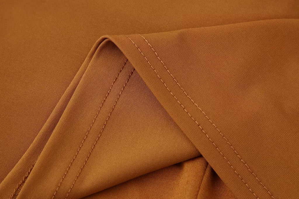 Women Clothing Summer Arrival Solid Color V neck Flared Long Sleeve Halter Sheath Dress Shell