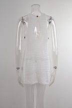 Summer Women Beach Cover Up Backless Hollow Out Cutout Sweater PettiCloth