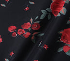 Women Clothing Spring Summer Retro Mesh Floral Slim Fitting Slimming Maxi Dress GoodMe