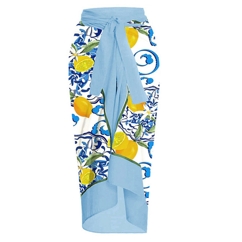 Traje de baño de una pieza sexy para mujer, traje de baño ajustado adelgazante retro con lazo, vestido de gasa