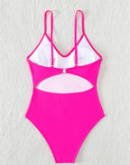 Traje de baño africano de una pieza para mujer, color sólido, con borlas y tirantes.