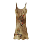 Vestido ajustado de primavera para mujer, sexy y adelgazante, con tirantes finos.