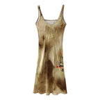 Vestido ajustado de primavera para mujer, sexy y adelgazante, con tirantes finos.