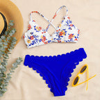 Split Swimsuit Women Sexy Bikini Lace Bikini High Waist Swimsuit BALANCE