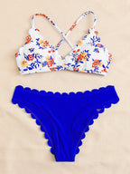 Split Swimsuit Women Sexy Bikini Lace Bikini High Waist Swimsuit BALANCE