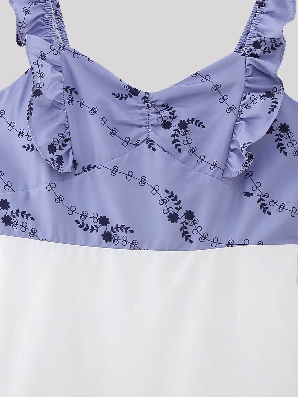 Summer Tank Tops Tube Top Dress Vintage National Embroidery Vacation Dress CHEN