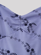 Summer Tank Tops Tube Top Dress Vintage National Embroidery Vacation Dress CHEN
