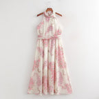 Summer Floral Holiday Dress Women Sexy Dress FRIDAY