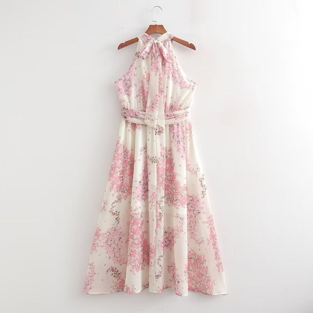 Summer Floral Holiday Dress Women Sexy Dress FRIDAY