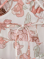 Summer Women Clothing Printed Asymmetric Tiered Dress CHEN