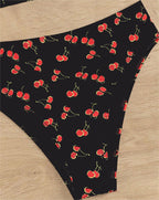 Bikini Sexy Fruit High Waist Bikini Bow Lace Up Swimsuit BALANCE