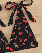 Bikini Sexy Fruit High Waist Bikini Bow Lace Up Swimsuit BALANCE