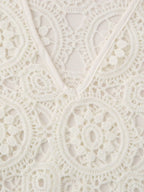 Spring Women Clothing Lace Embroidery Slim Fit Maxi Dress Women CHEN