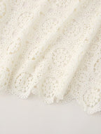 Spring Women Clothing Lace Embroidery Slim Fit Maxi Dress Women CHEN