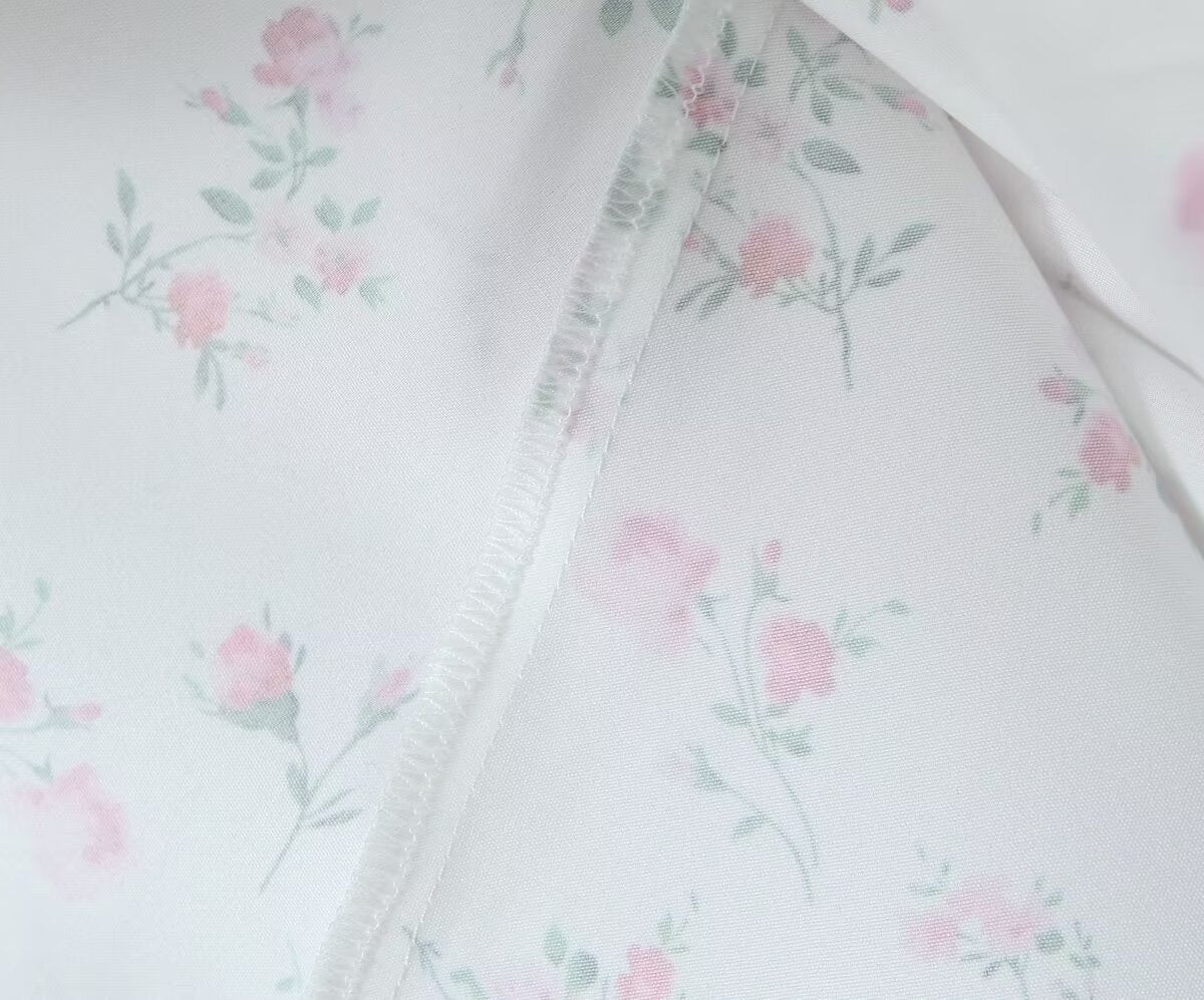 White Floral Strap Dress for Women Summer Sexy Sexy Pure Waist Tight Figure Flattering Puffy Dress ZDShop