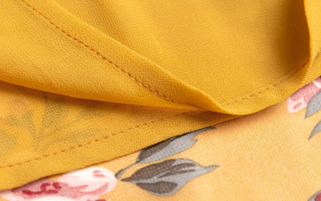 Women Clothing Retro Yellow Background with Printing Bottom Slit Strap Dress PullWind