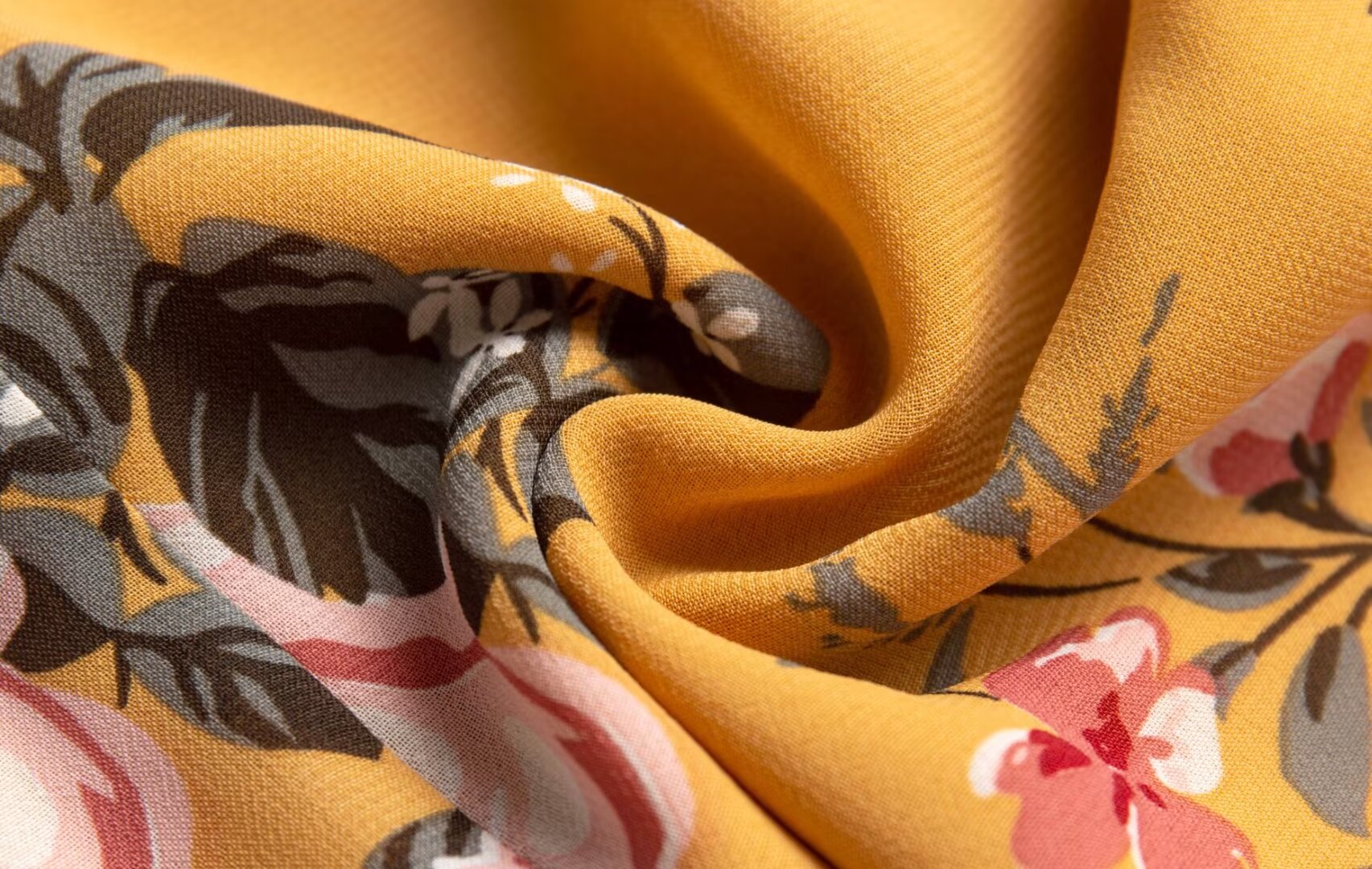 Women Clothing Retro Yellow Background with Printing Bottom Slit Strap Dress PullWind