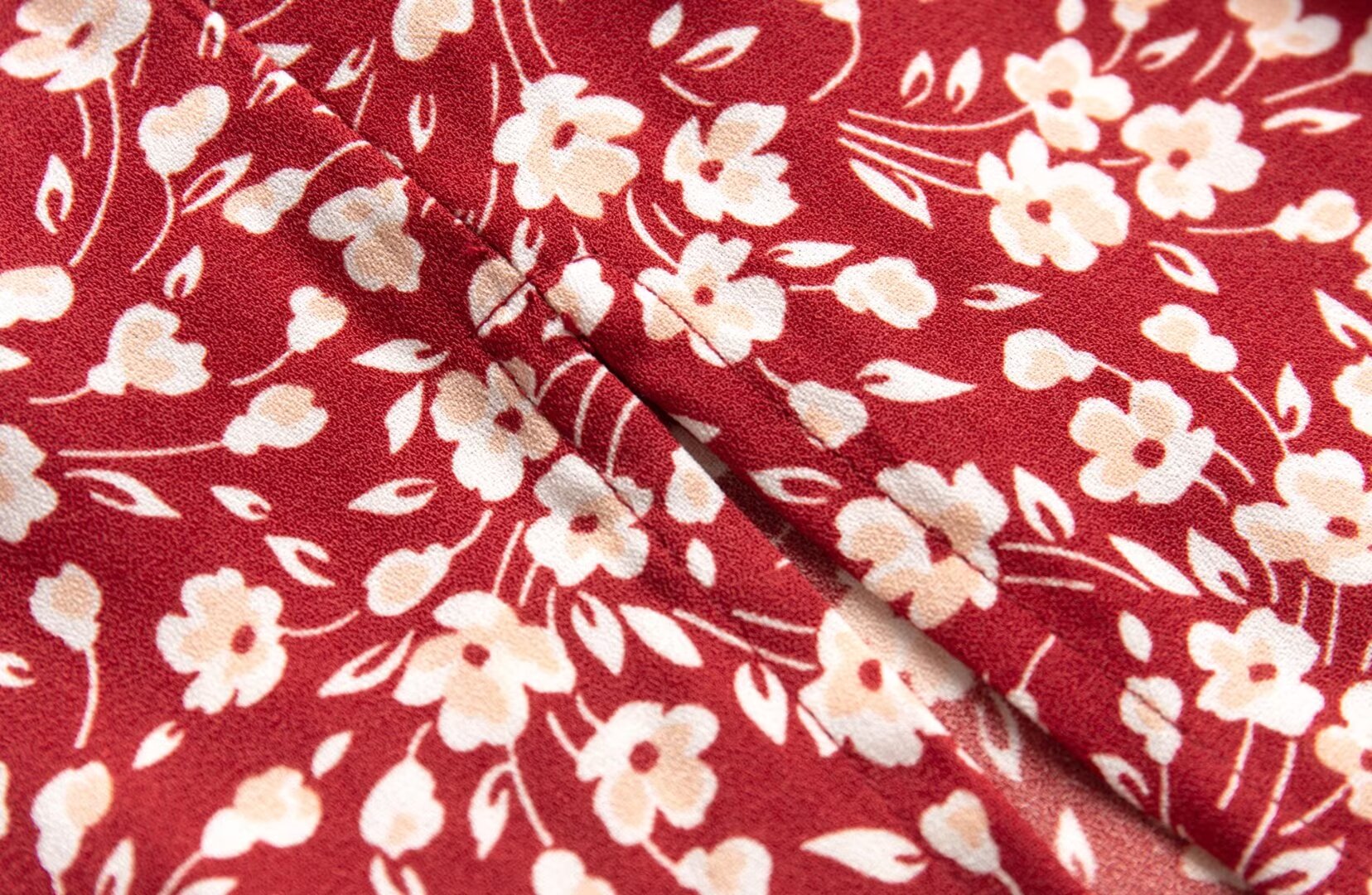 French Holiday Red Bottom Floral Round Neck Tight Waist Split Dress Summer Sexy Backless Midi Dress PullWind
