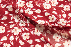 French Holiday Red Bottom Floral Round Neck Tight Waist Split Dress Summer Sexy Backless Midi Dress PullWind