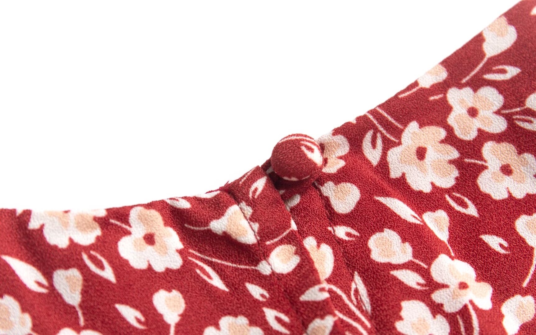 French Holiday Red Bottom Floral Round Neck Tight Waist Split Dress Summer Sexy Backless Midi Dress PullWind