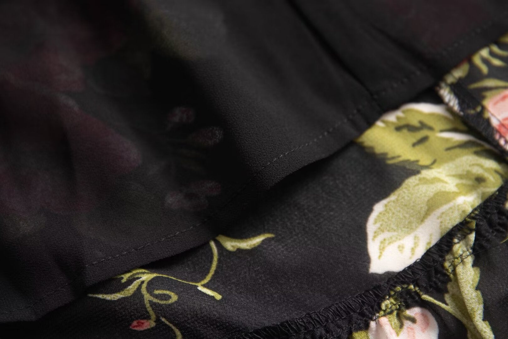 Spring Holiday Casual Strap Lace Large Floral Printed Maxi Dress PullWind