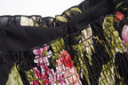 Spring Holiday Casual Strap Lace Large Floral Printed Maxi Dress PullWind