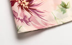 Summer French Vintage Floral Printed High Waist Sexy Side Split Hem Sling Dress PullWind