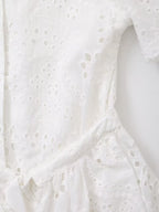 Spring Women Clothing Embroidered Shirt Dress Howe