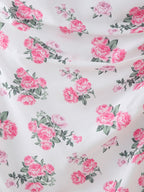 Spring Women Clothing Casual Lace Decorative Floral Suspender Dress CHEN