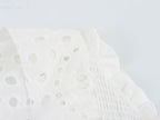 Spring Women Clothing Casual Simple Flying Sleeves Hollow Out Cutout Lace Dress Wennie