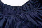 Spring Sexy Square Neck Puff Sleeve Boning Corset Side Stripe Slim Fit Short Dress PullWind