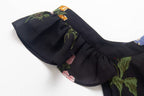 Spring Women Clothing Floral Plants Floral Print Sling Dress PullWind