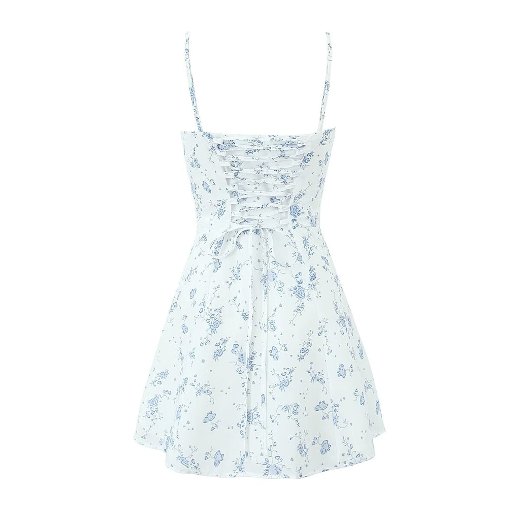 Summer Boning Corset Strap Sling Dress Backless Sexy Dress Camille