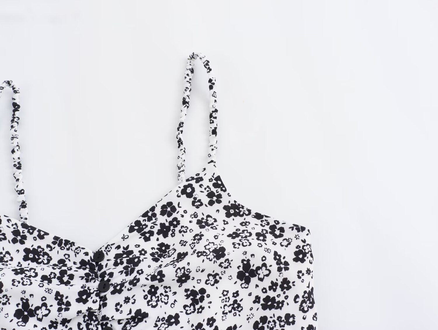 Summer Women Clothing Elegant Slightly Mature Floral Printing Shoulder Girdle Dress SenDa