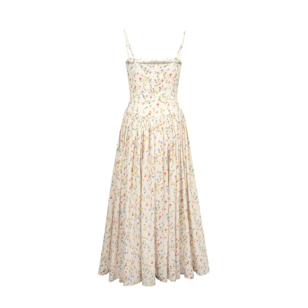 Sexy Cutout Puffy Sling Dress Women Summer French Vacation Dress PullWind
