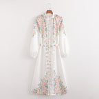 Summer Women Clothing Casual Belt Decorative Lace Stitching Positioning Printing Dress FRIDAY