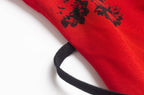 Summer Red V neck Sling Dress Women Summer Waist Bag Hip Fishtail Maxi Dress PullWind