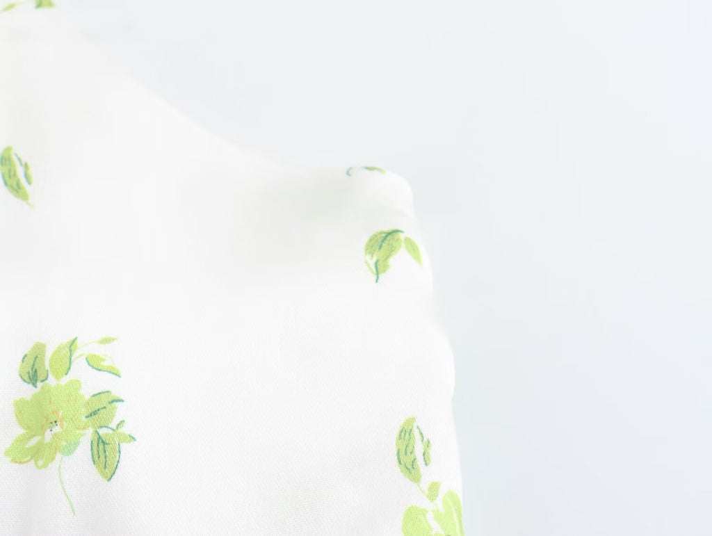 Summer Women Clothing Casual Simple Printing Slip Dress Wennie