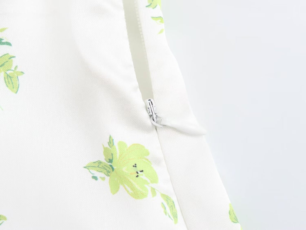 Summer Women Clothing Casual Simple Printing Slip Dress Wennie
