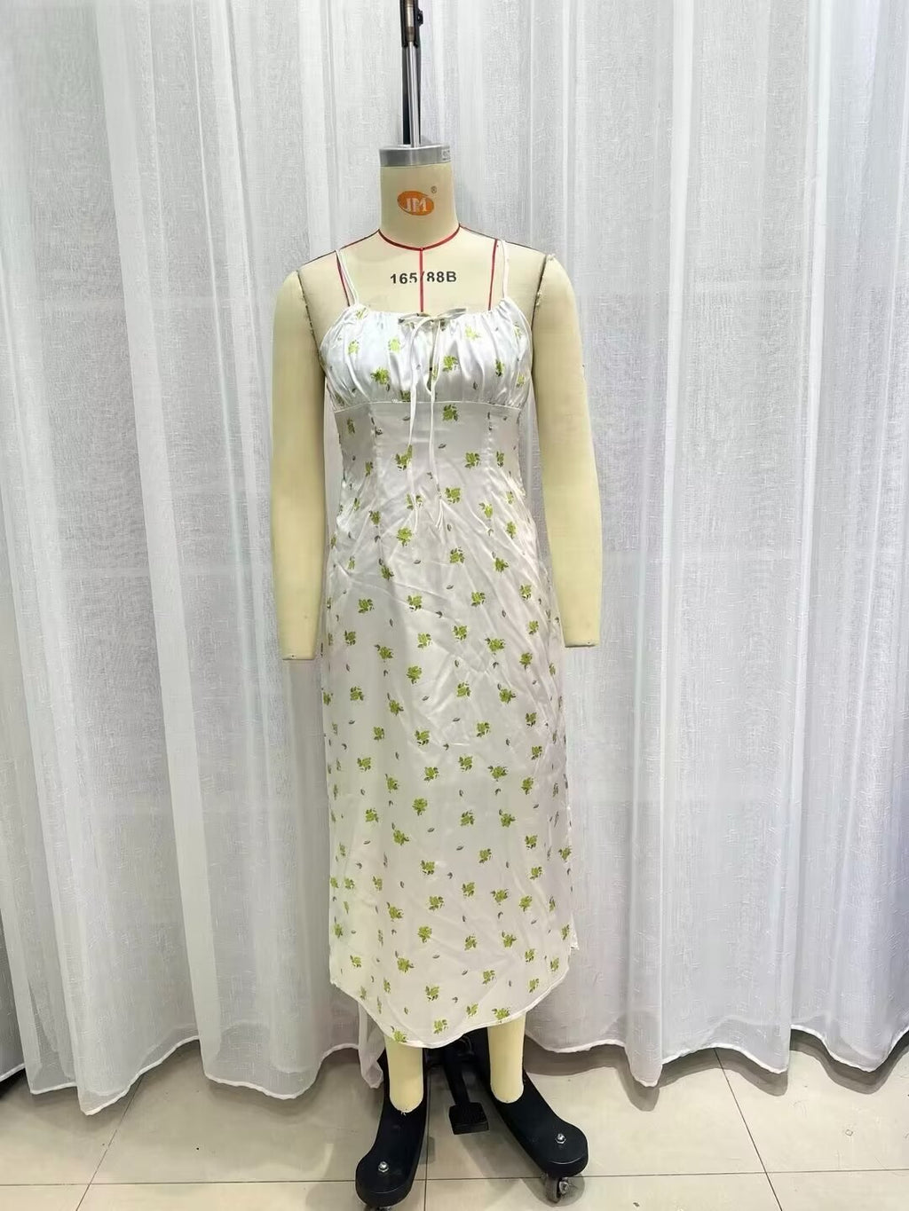 Summer Women Clothing Casual Simple Printing Slip Dress Wennie