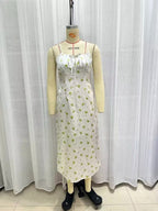Summer Women Clothing Casual Simple Printing Slip Dress Wennie