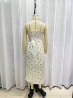 Summer Women Clothing Casual Simple Printing Slip Dress Wennie