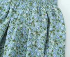 Summer Pastoral Fresh Slim Fit Tied Printing Slip Dress Women OMI