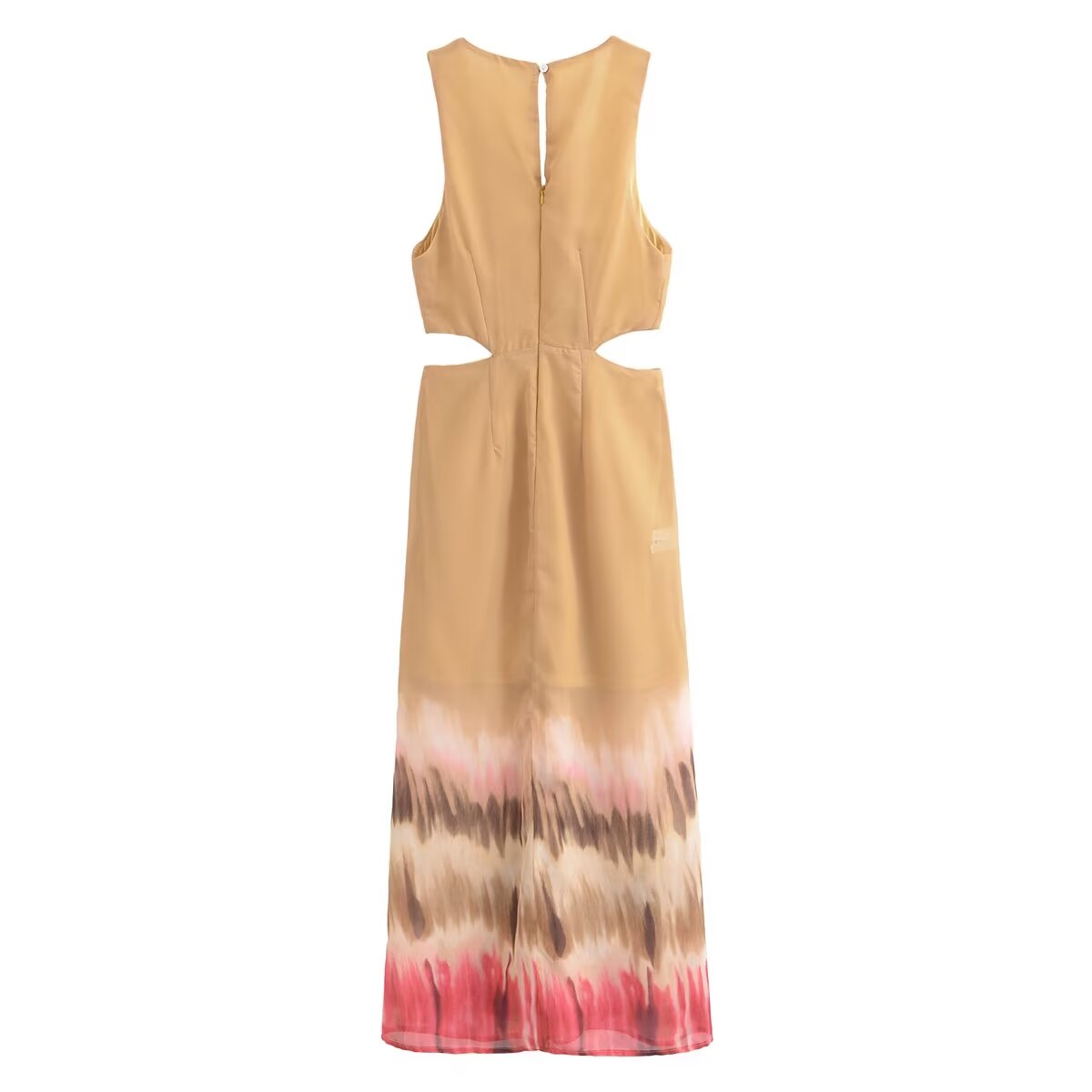 Summer Pants Women Open Design Tie Dye Midi Dress TRAF